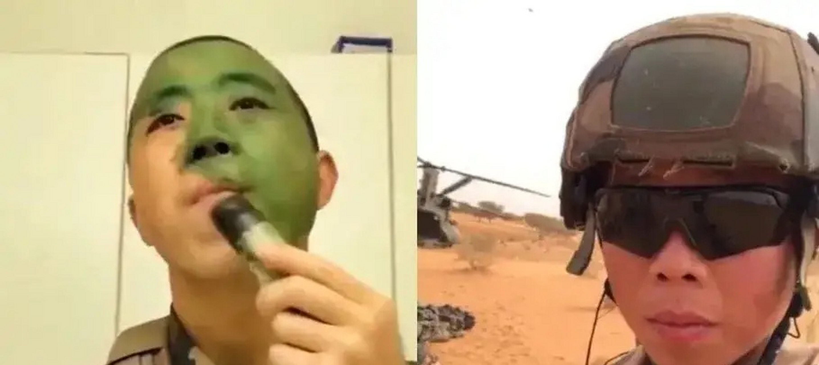 作为互联网"真人吃鸡第一人"的半只狐狸,凭借国外军旅视频在国内爆火
