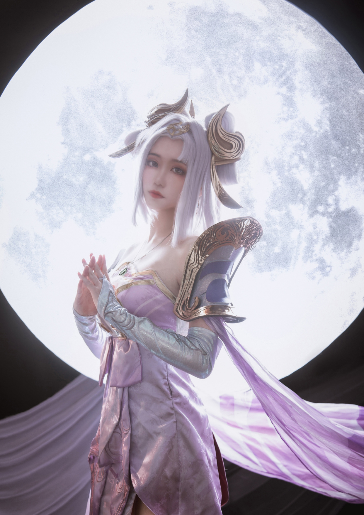 cosplay:广寒仙子,月下嫦娥,秀色空绝世,有女妖且丽