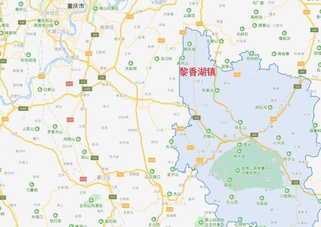 重庆南川地图 县城图片