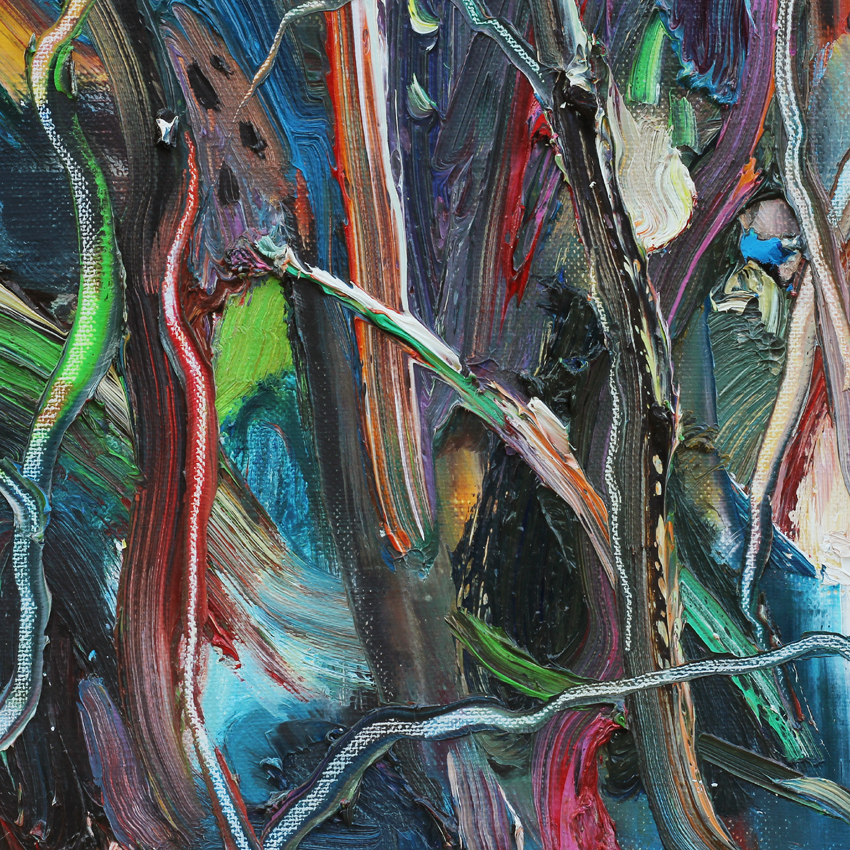 王玉波限量数码版画《丛林迷踪》欣赏