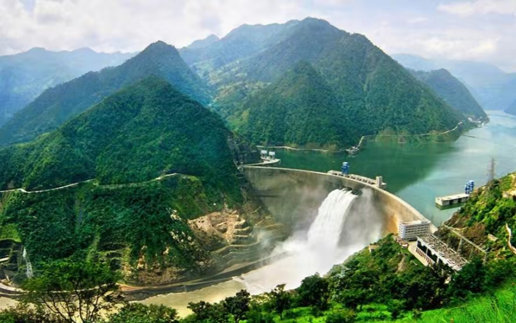 中国墨脱水电站图片