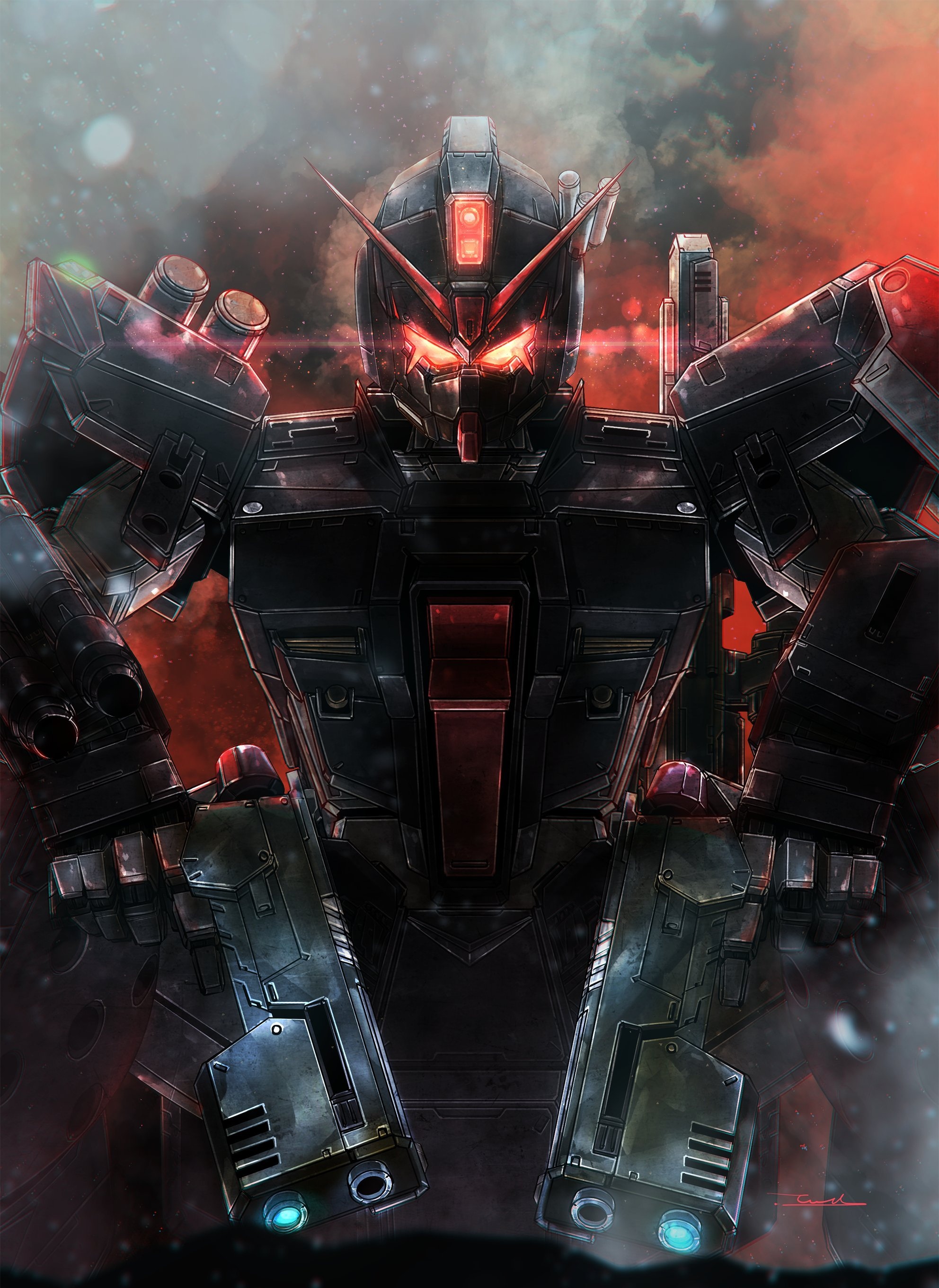 画师taka-f 高达机体绘画作品欣赏