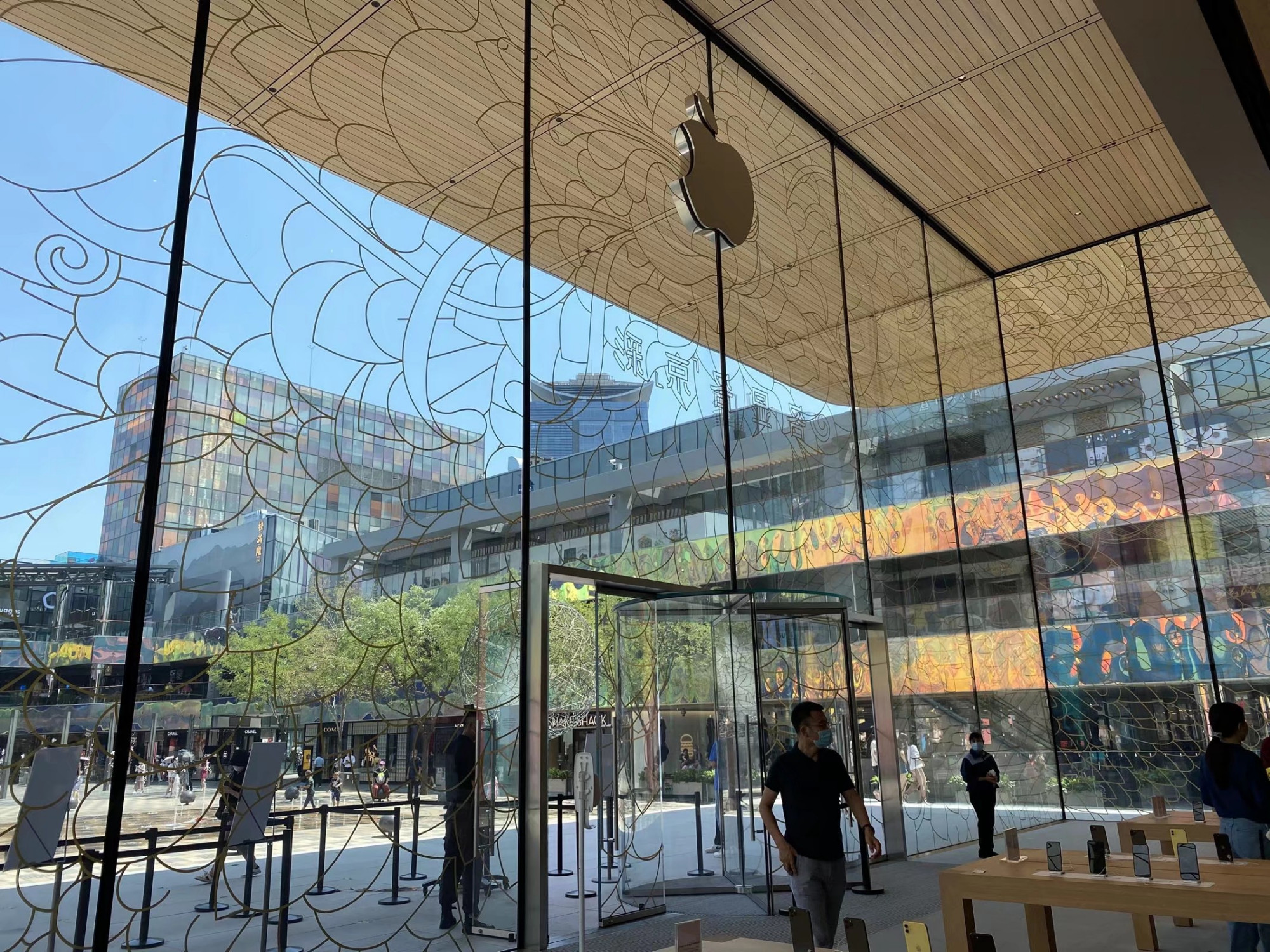 打卡北京三里屯太古里苹果旗舰店