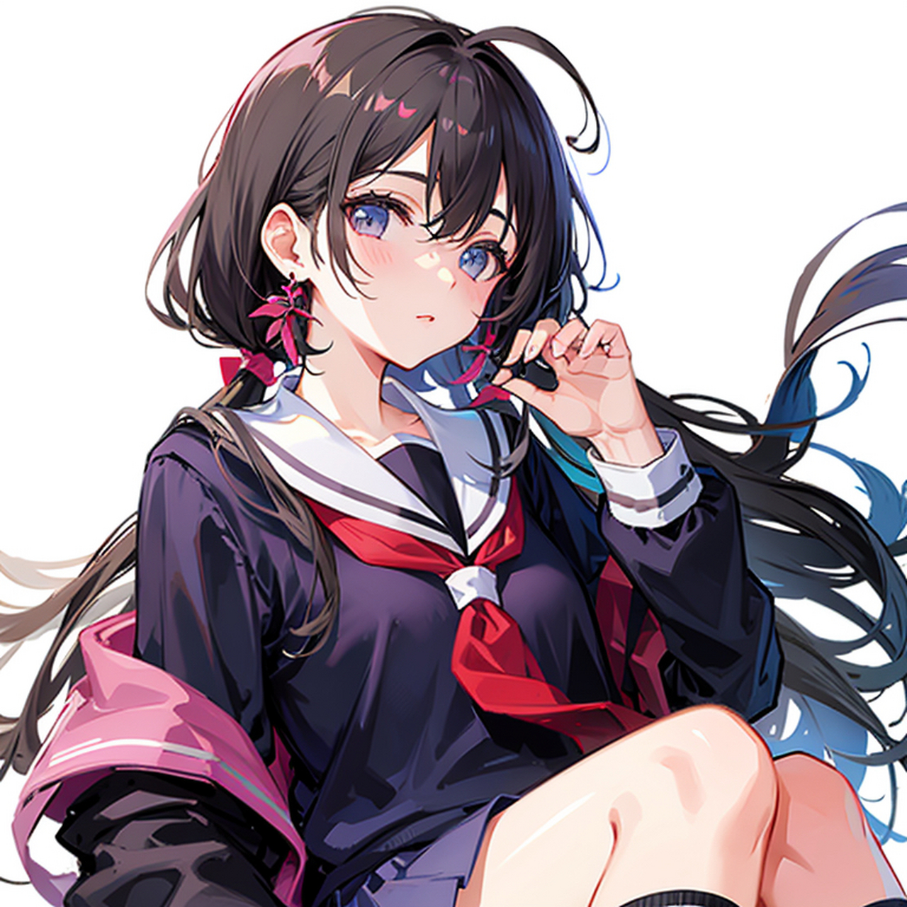校服二次元美少女美图来啦