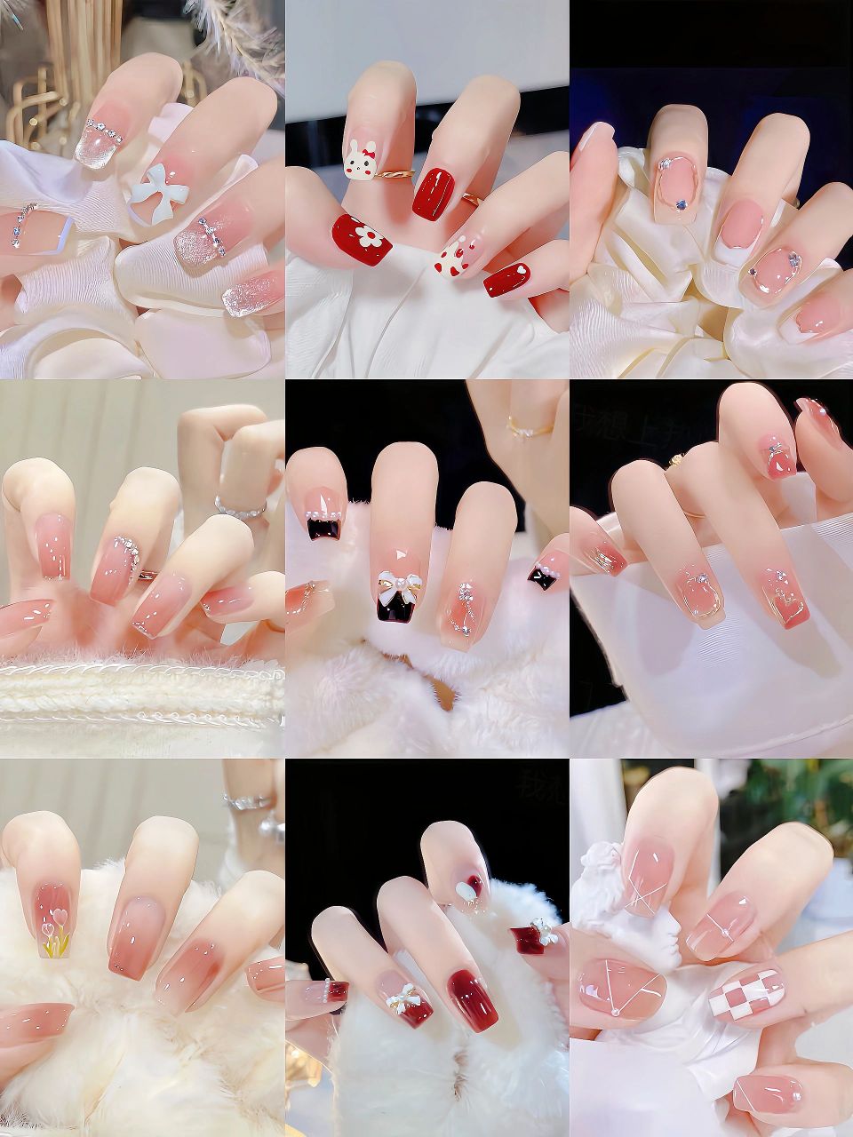 夏日多巴胺彩色美甲9799巨显白 #可爱美甲[话题]# #爱心美甲[话题