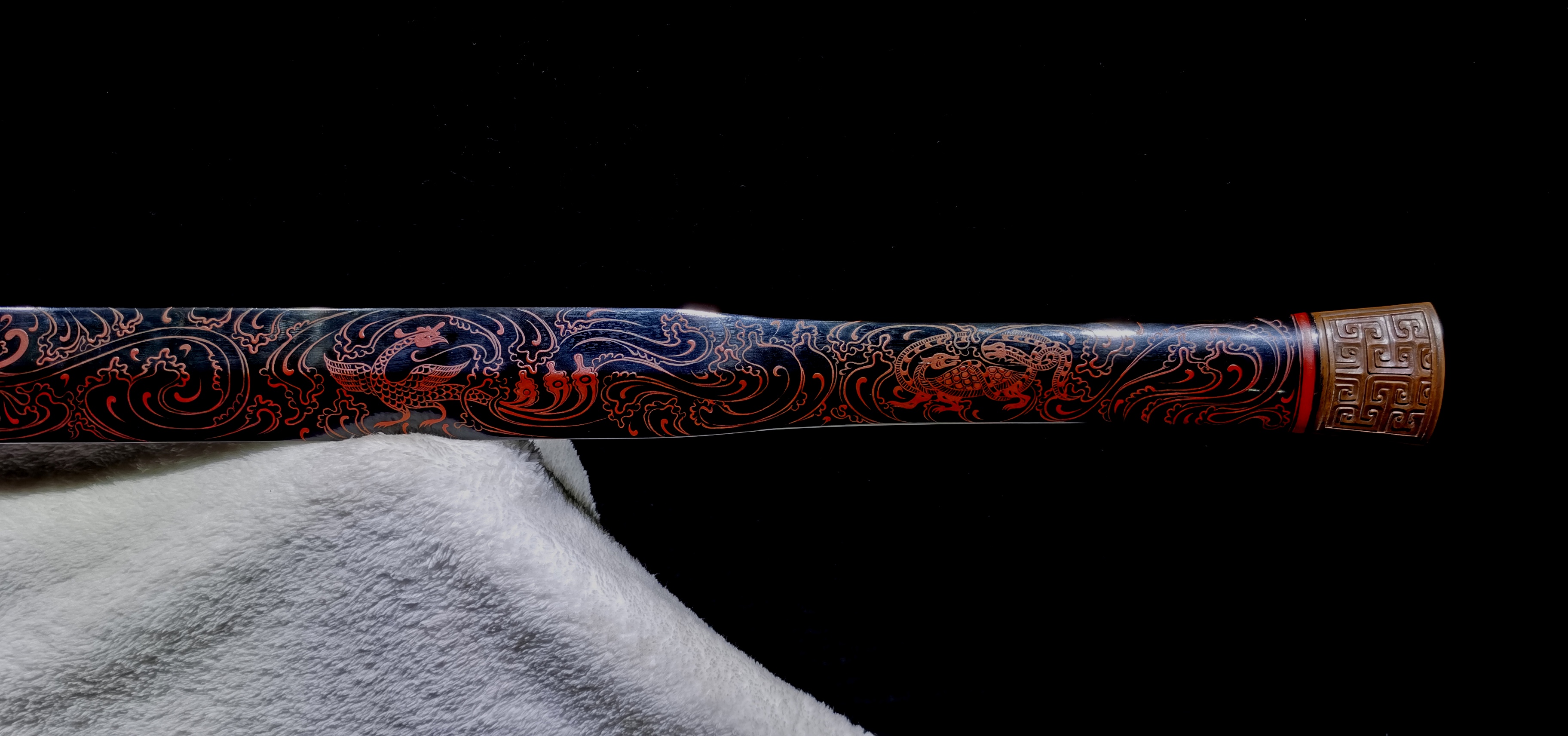 龙泉正武堂周正武作草(炒)钢锻楚风八面汉剑