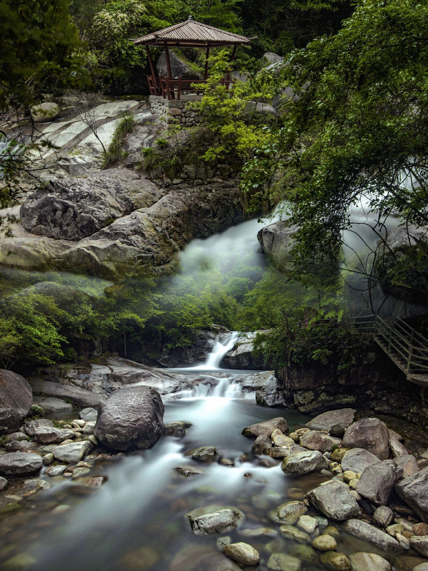 大鄣山卧龙谷风景区图片