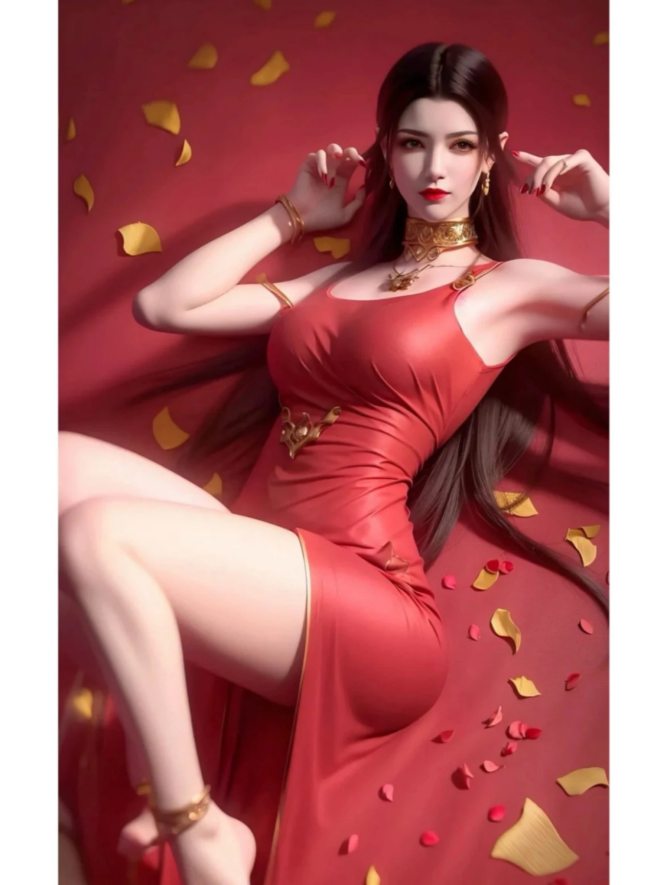 美图分享~~美杜莎,女王躺