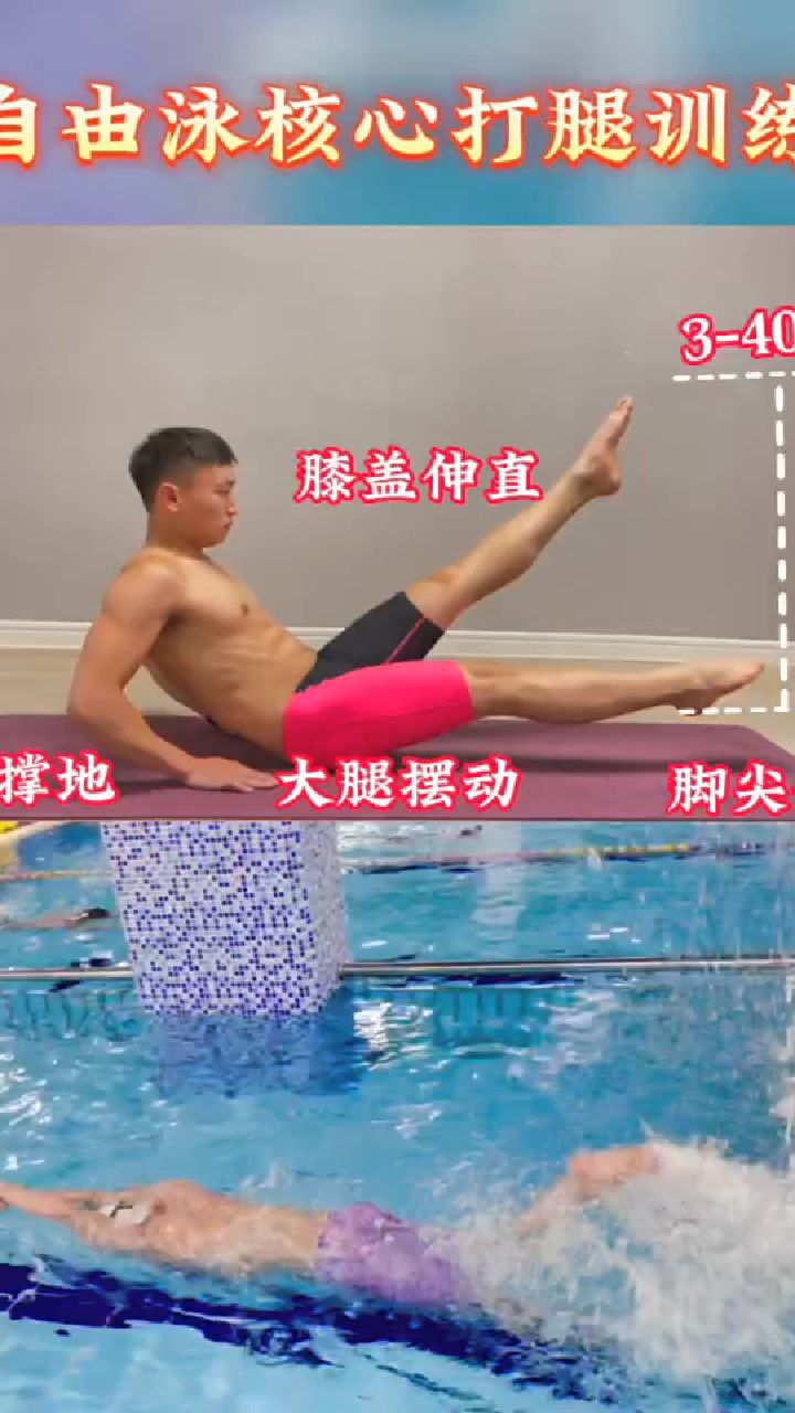 自由泳锻炼的肌肉图片