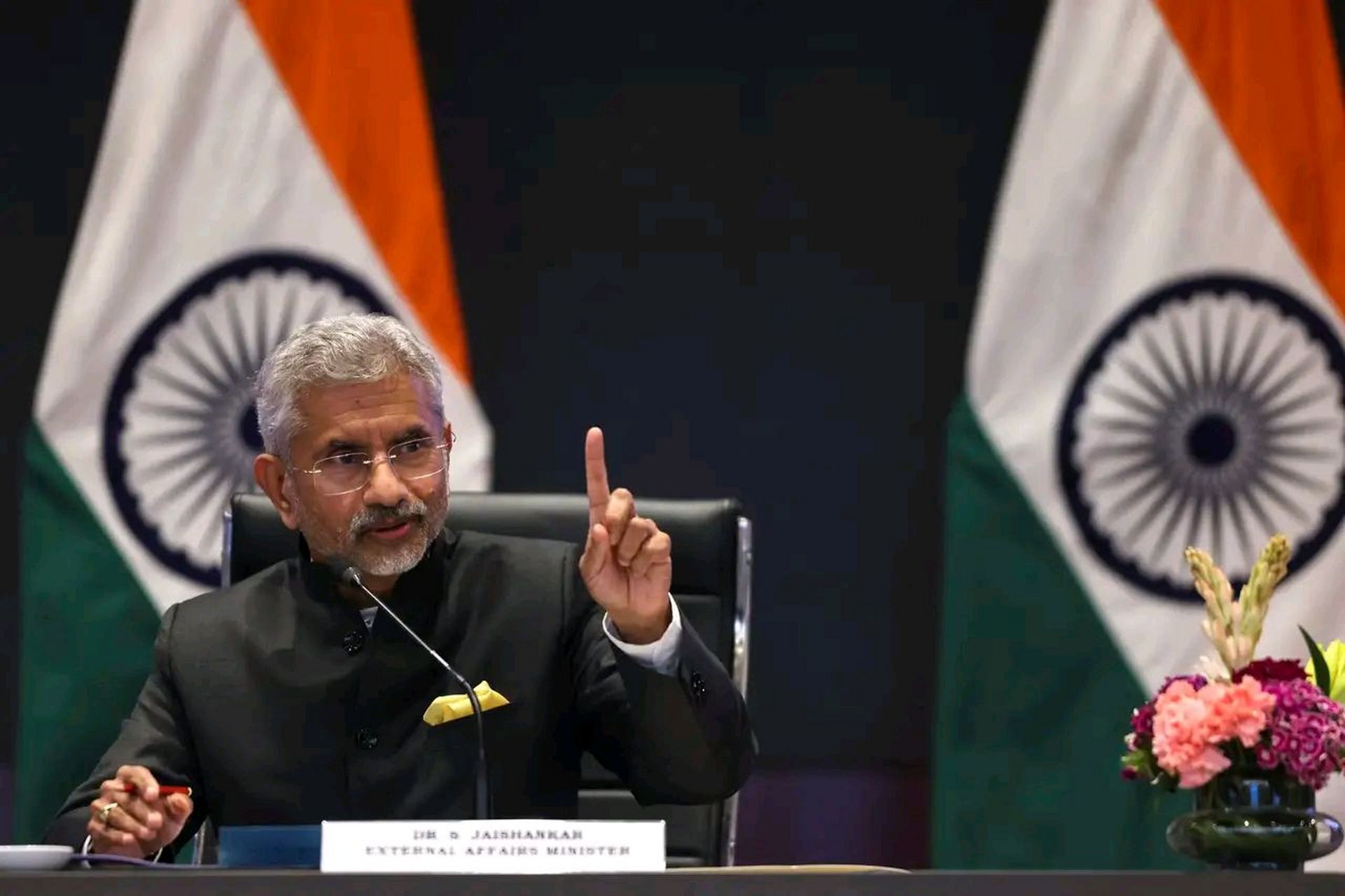 印度外长苏杰生表示:"中国是联合国安理会五个常任理事国中唯一反对