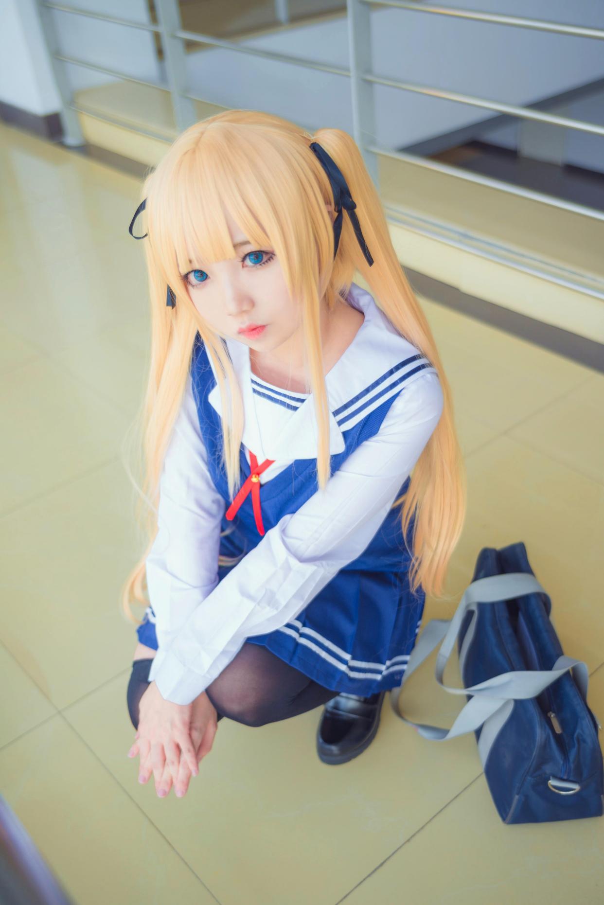 「路人女主的养成方法」cos:金发,傲娇,双马尾,爱了吗?