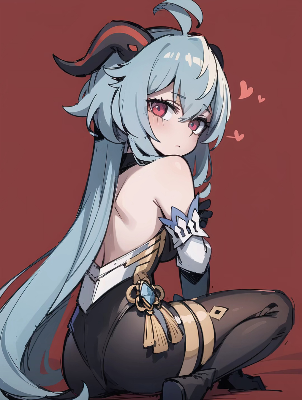 甘雨爱心眼～[奥利给][奥利给]#原神# #甘雨