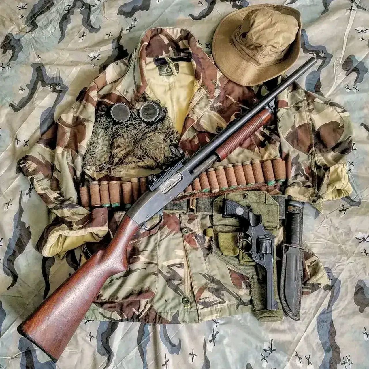 二战时期,美国海军陆战队霰弹枪的种类,有哪些呢?