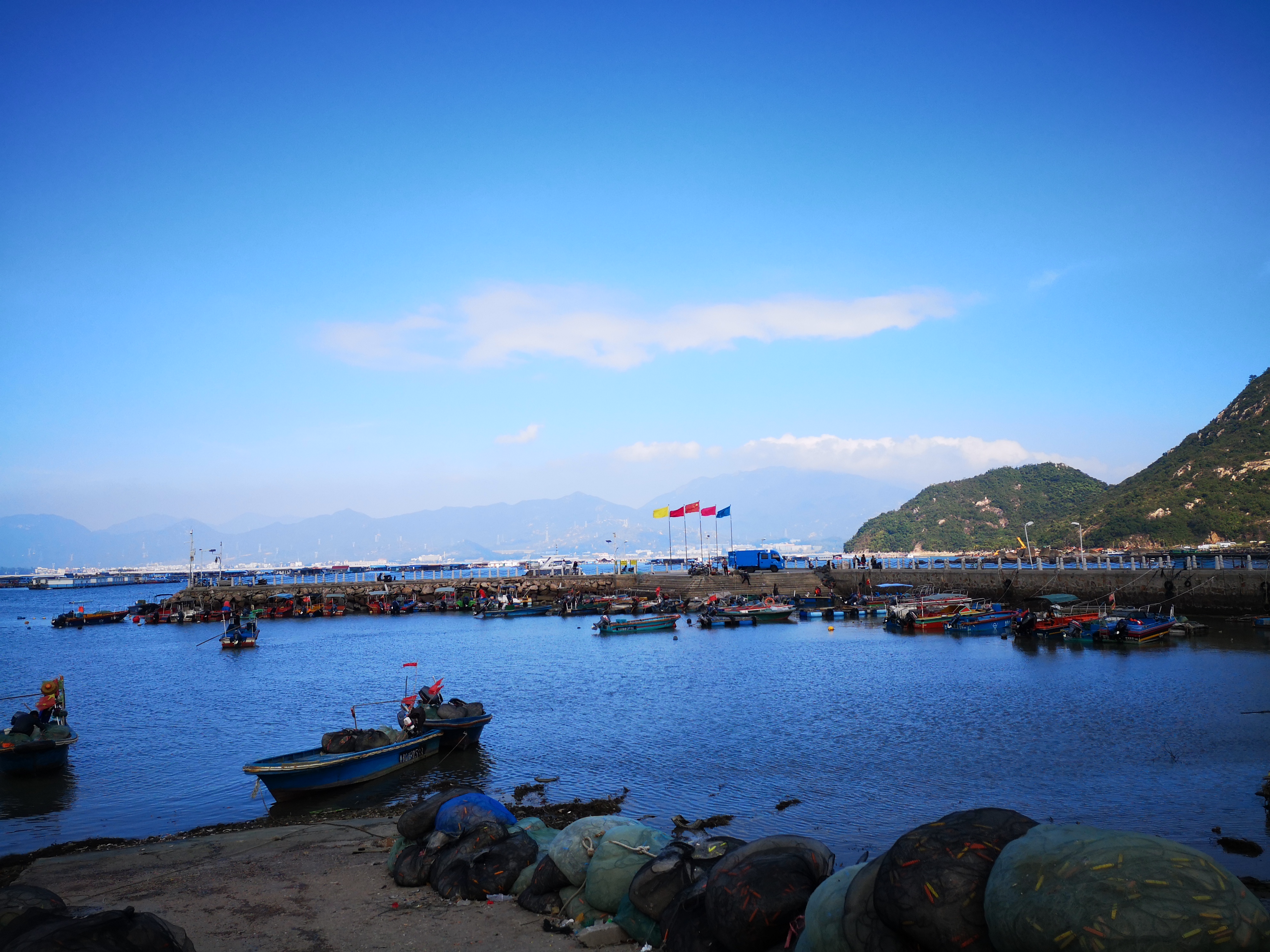 南澳的海,温暖唯美的画面