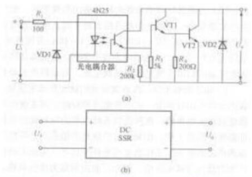 直流固态继电器原理图片