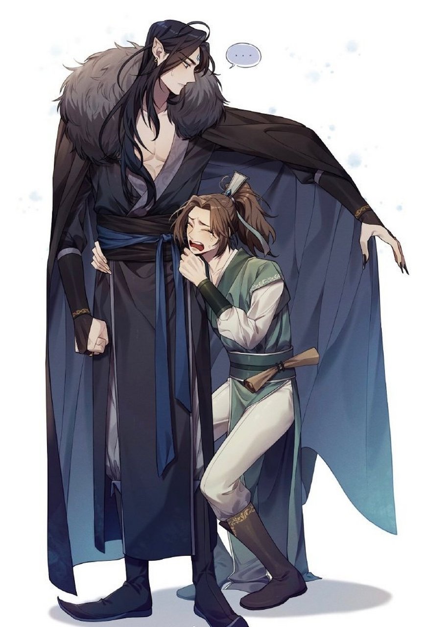 漠北君与尚清华这个身高差,就很配[鼓掌] #人渣反