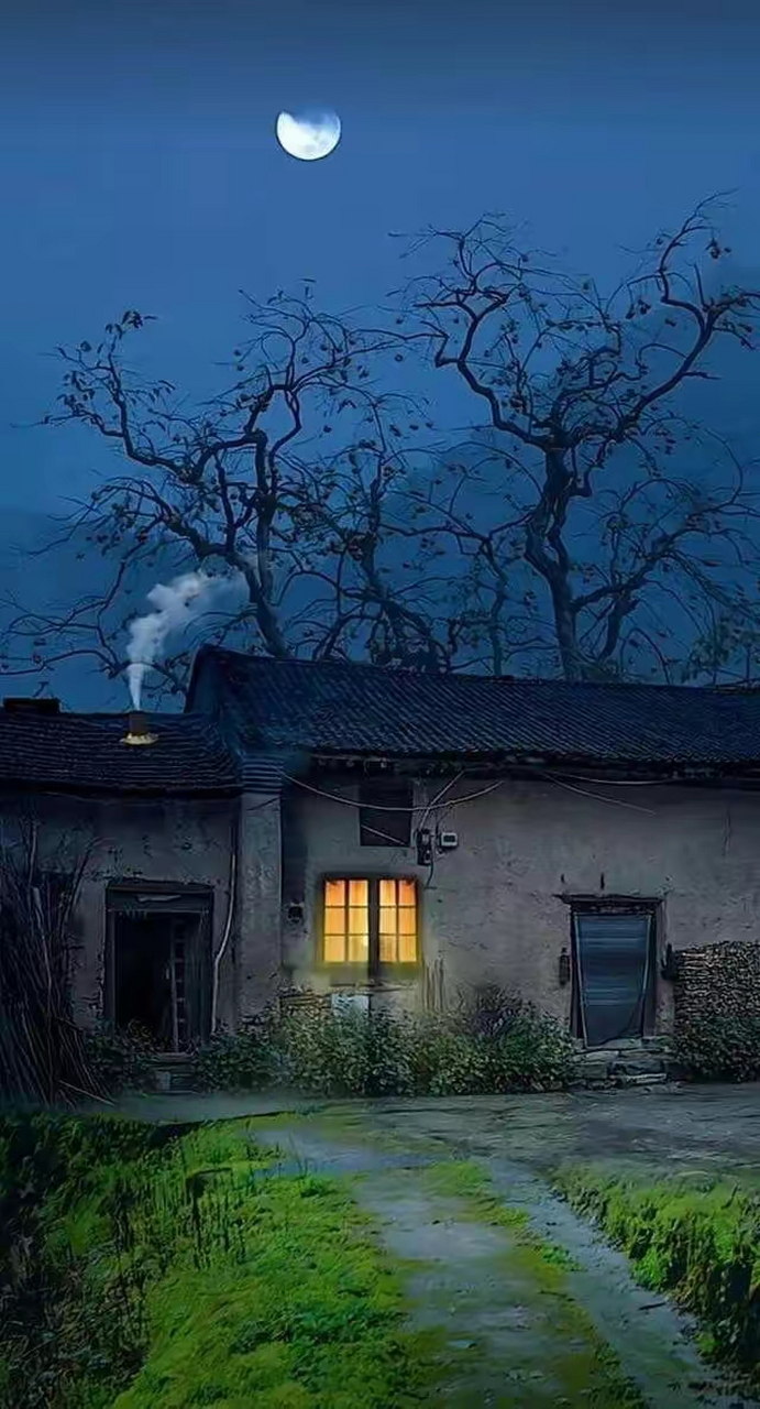 宁静的乡村夜晚