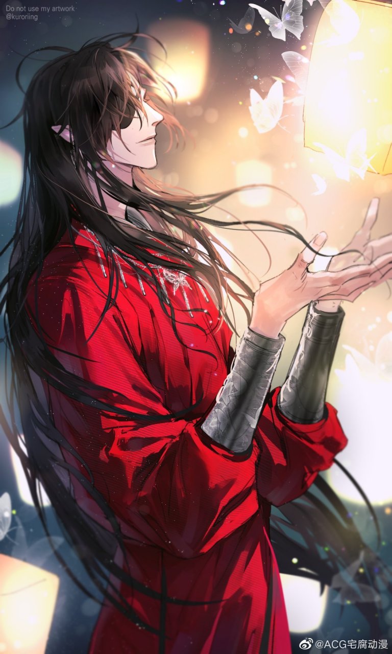 天官赐福#  明灯三千只为你,花怜绝美爱情[比心][比心]  twi:kurori