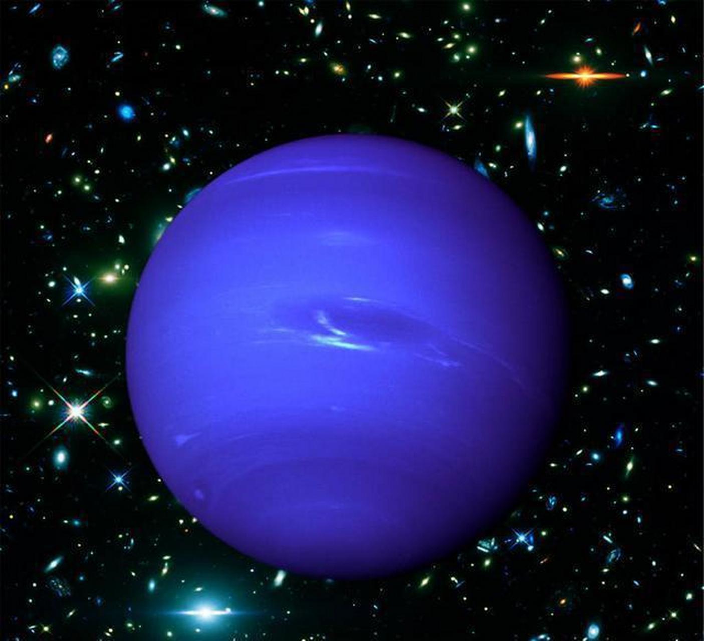 海王星,作为太阳系八大行星之一,在形成过程中经历了许多特殊的情况.