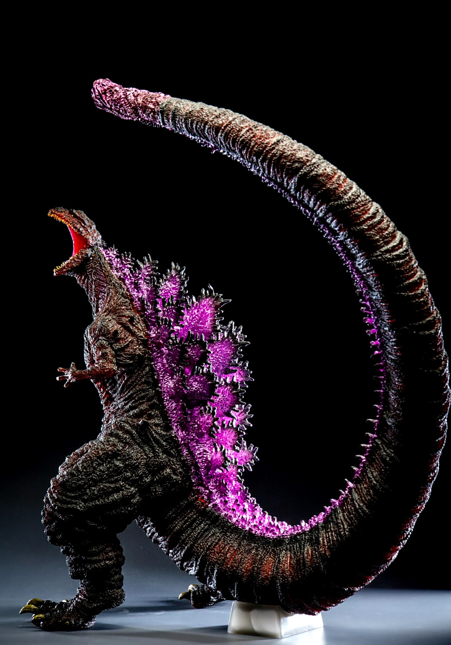 模型欣赏:xplus 真哥斯拉 透体版,原型来自庵野秀明的电影《真