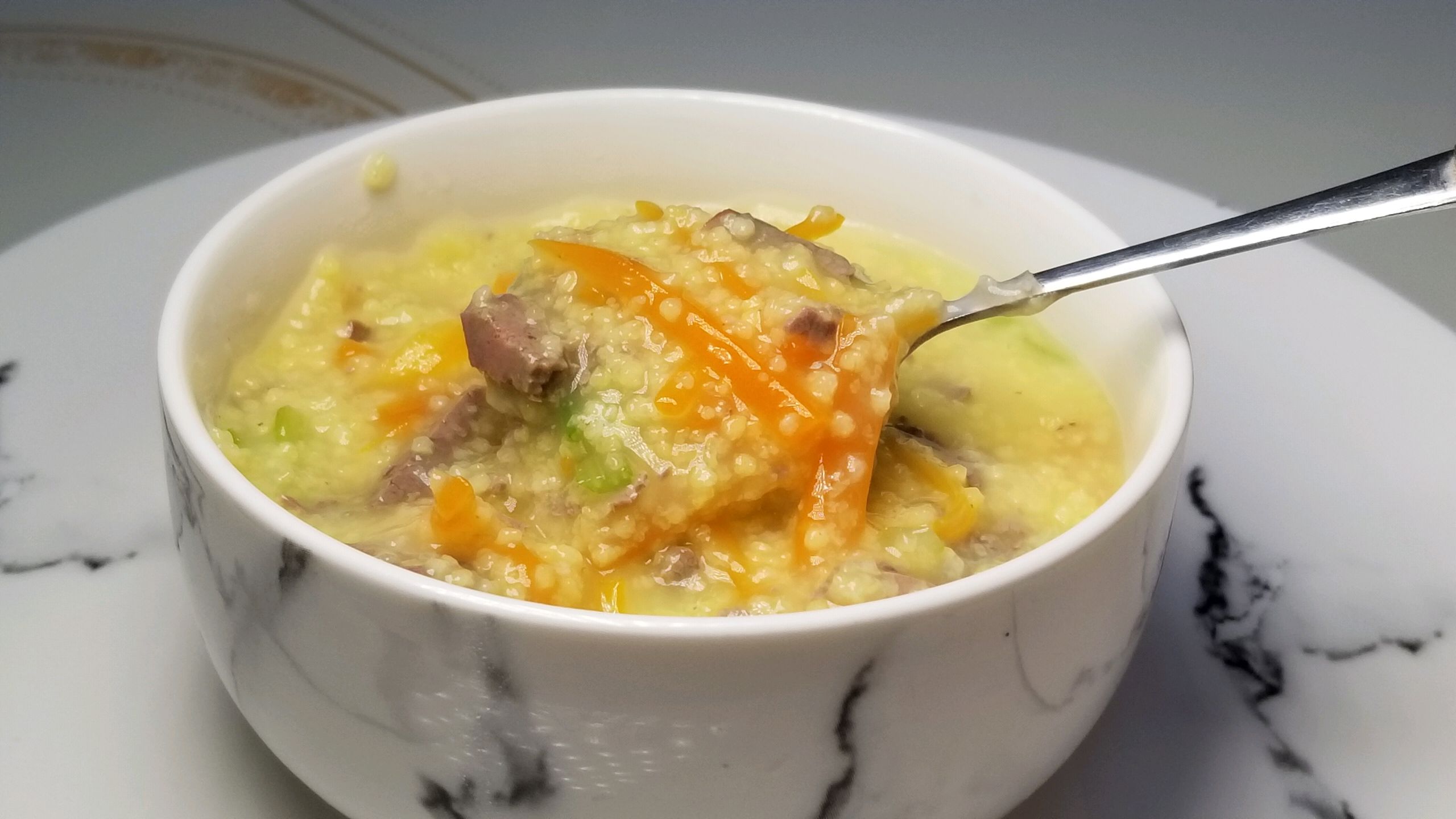 辅食粥里加上这两种材料,双倍补铁又开胃,预防宝宝贫血辅食首选