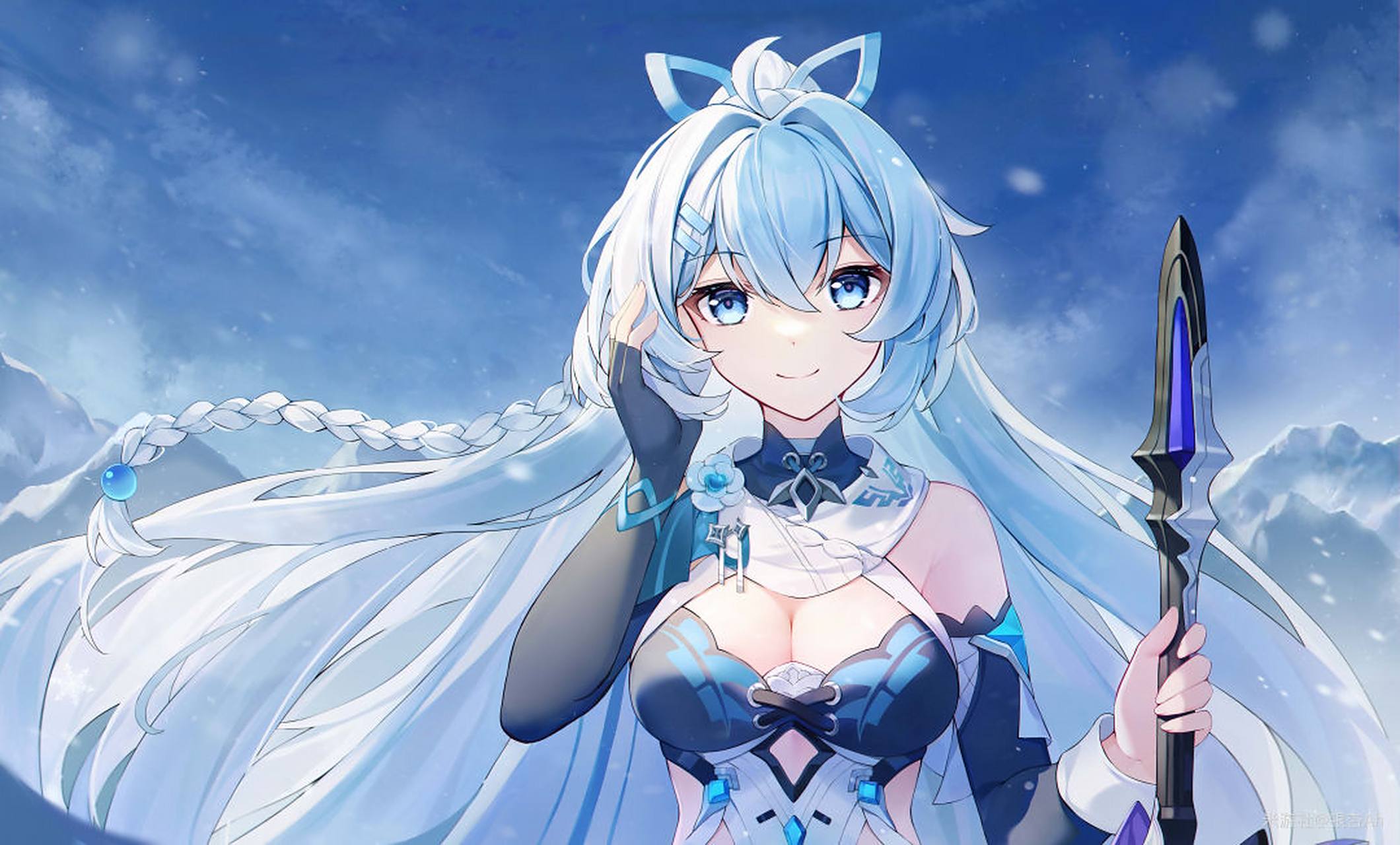 关于时雨绮罗,个人建议能抽就抽,氵不多的也要抽把武器,因为v1看来,不