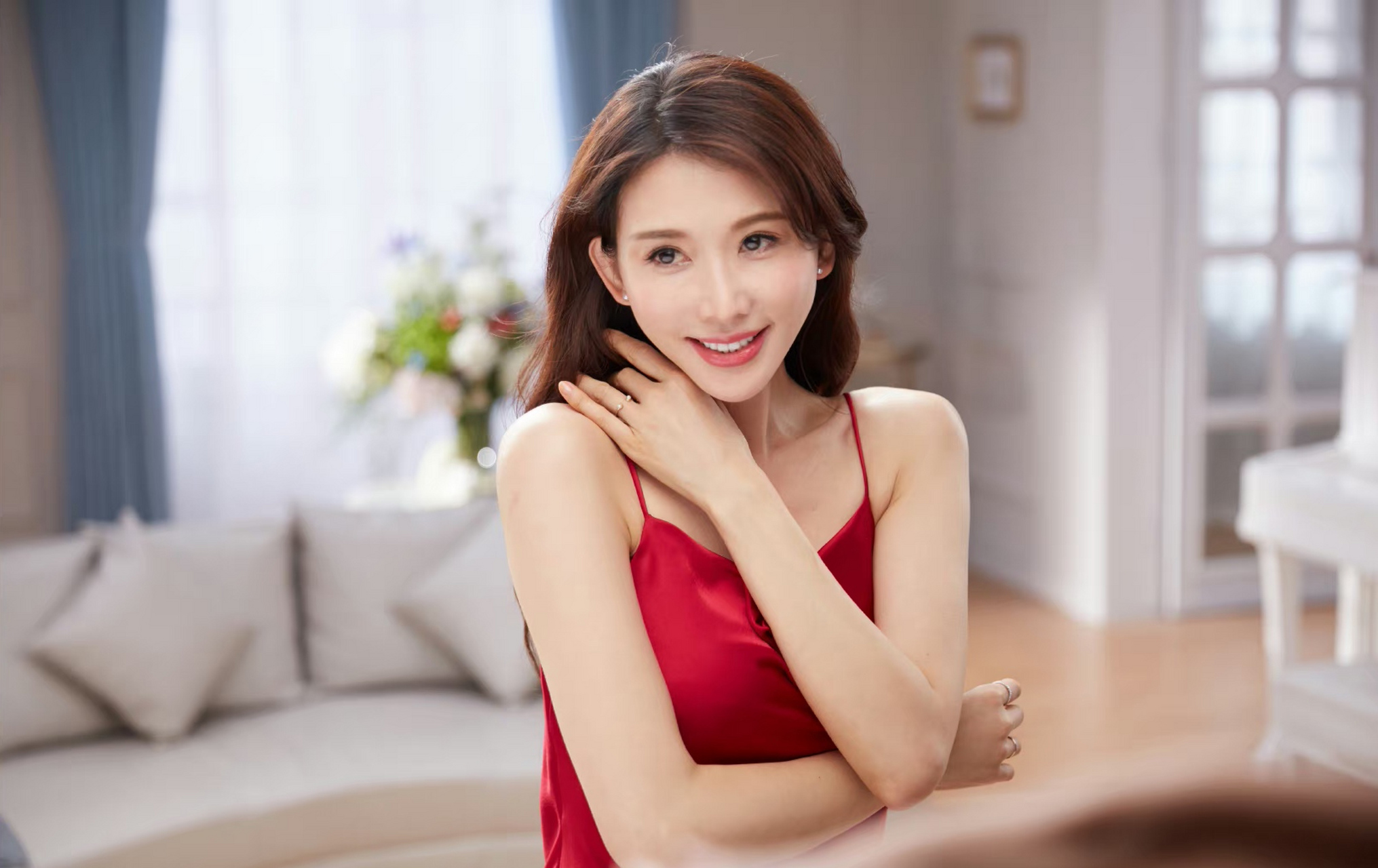 林志玲# 宅男们的梦中尤物,性感妖娆,妩媚多姿,风情万种,养眼吸睛