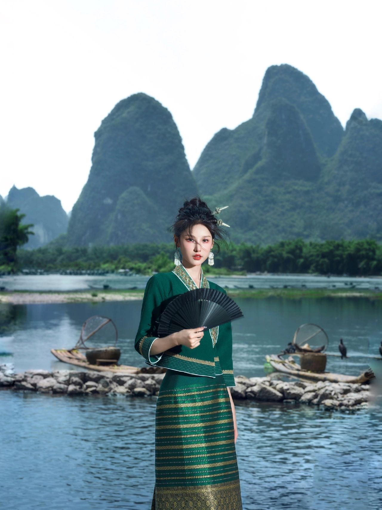 我在阳朔拍了一组令人赞叹的民族风写真