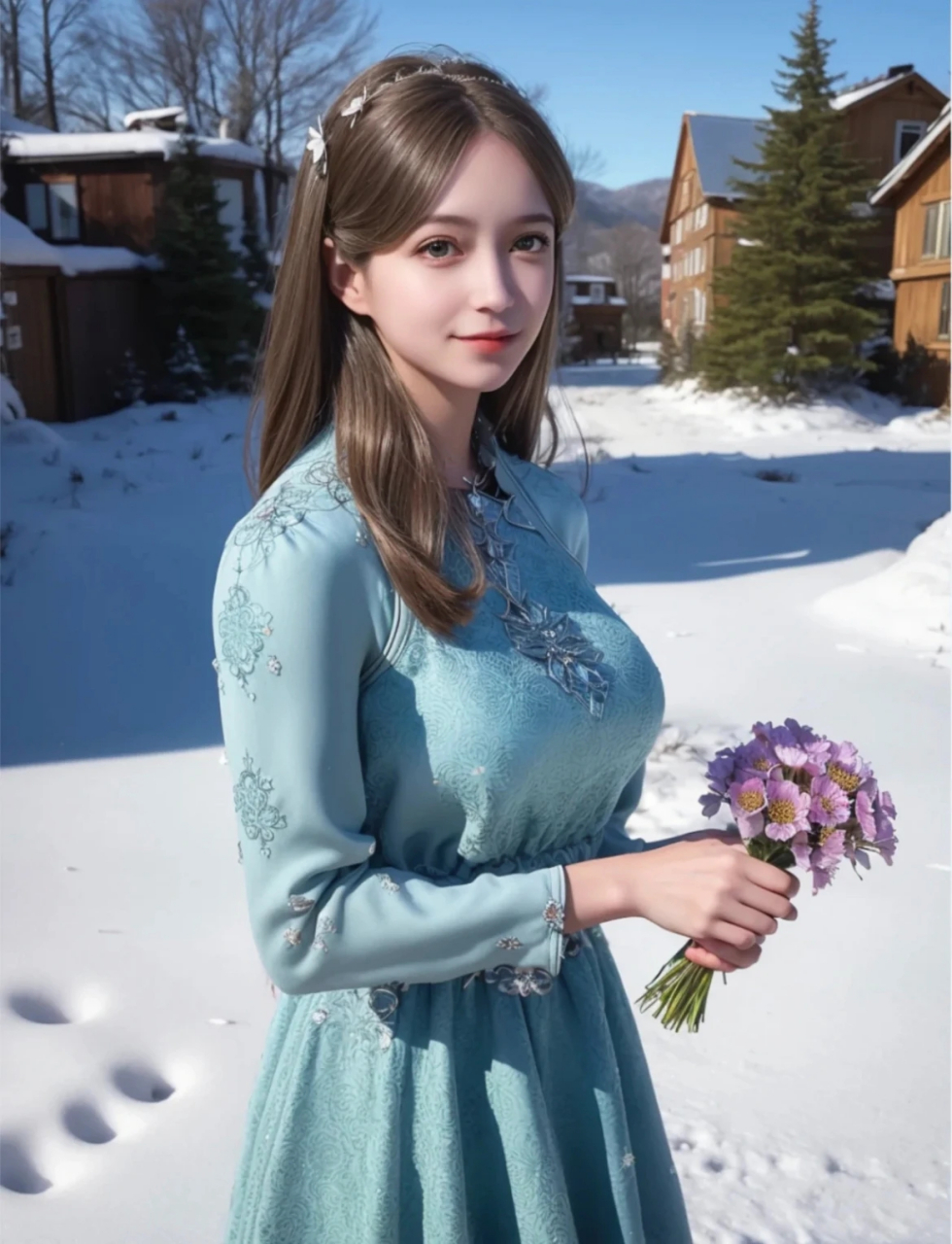 美图分享#cos?雪山宁荣荣