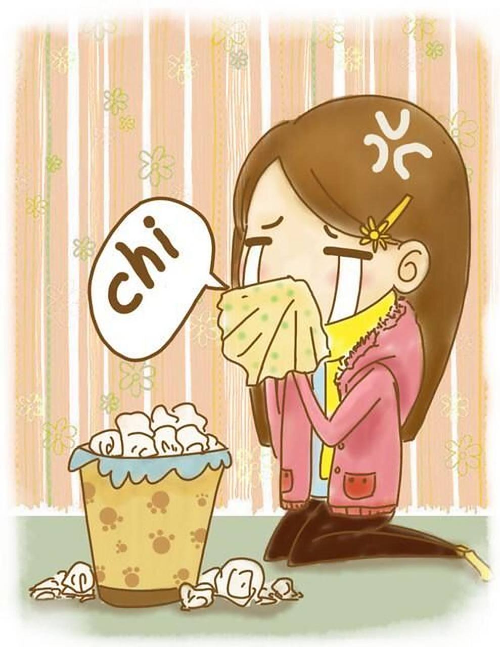 昨天开始,鼻涕一直流个不停!喉咙还痒痛了,红了!