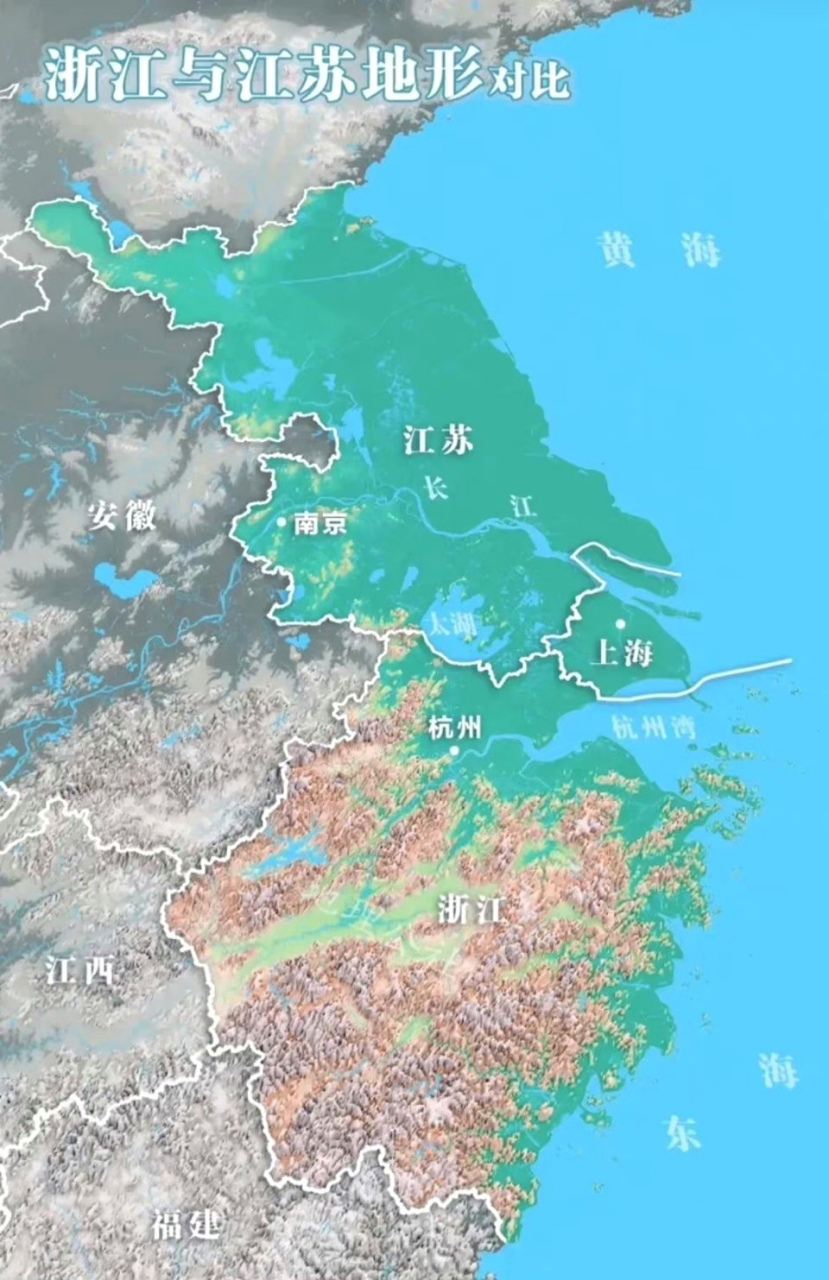 浙江省江苏省地图图片