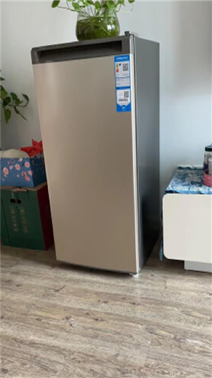 (haier)102升匀冷家用立式冰柜 母乳冷冻柜抽屉式冷柜-度小视