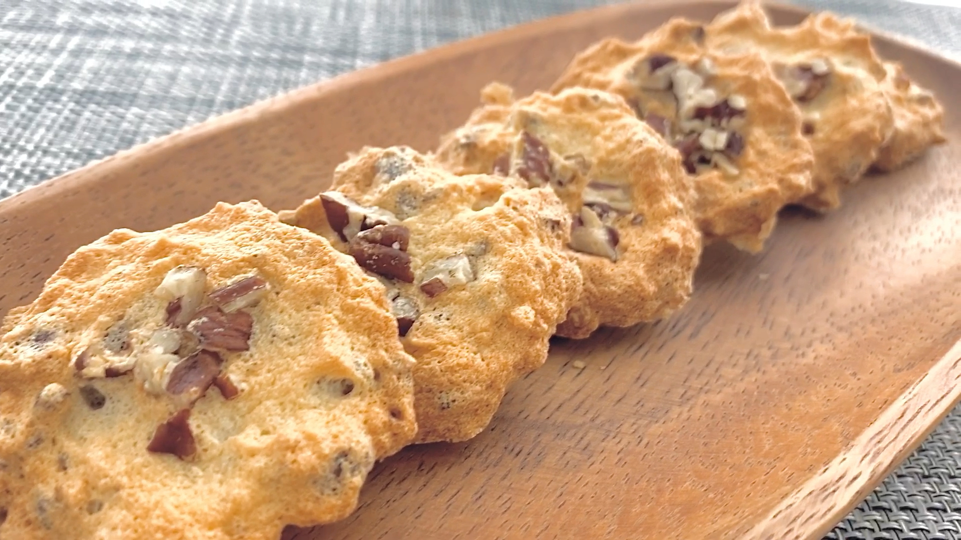 蛋白核桃酥饼,低卡低热量,完美下午茶做法