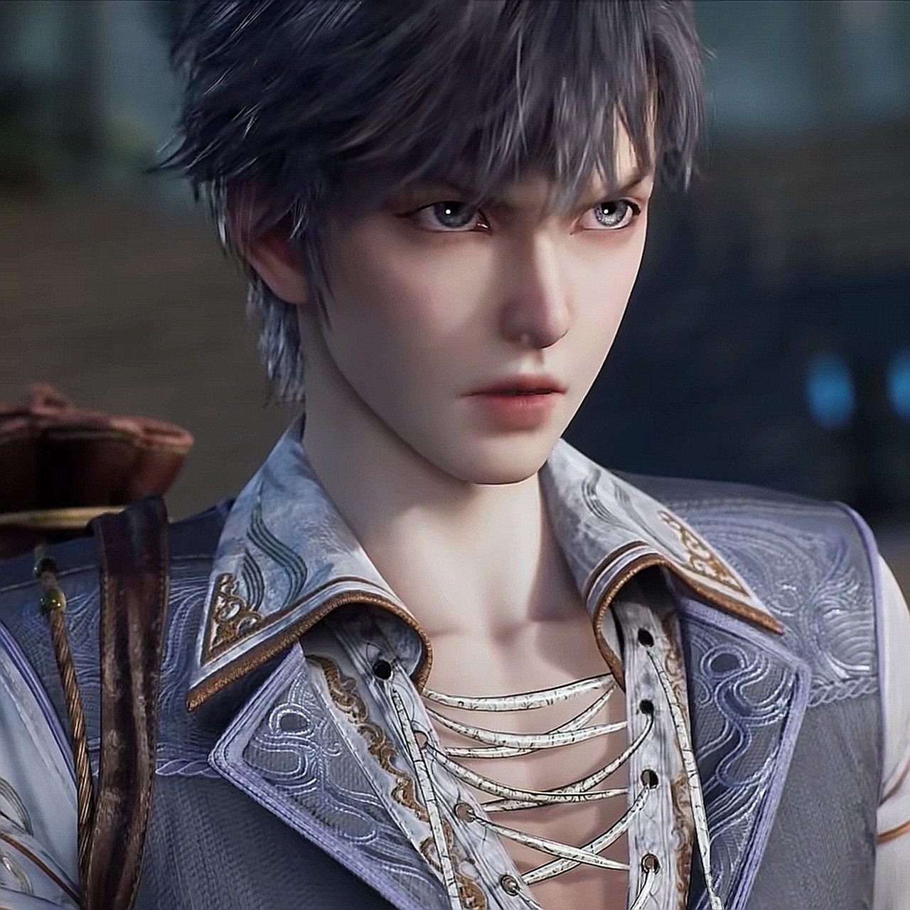 在动画《斗罗大陆2绝世唐门》中,男主霍雨浩拥有一双神奇的眼睛,他