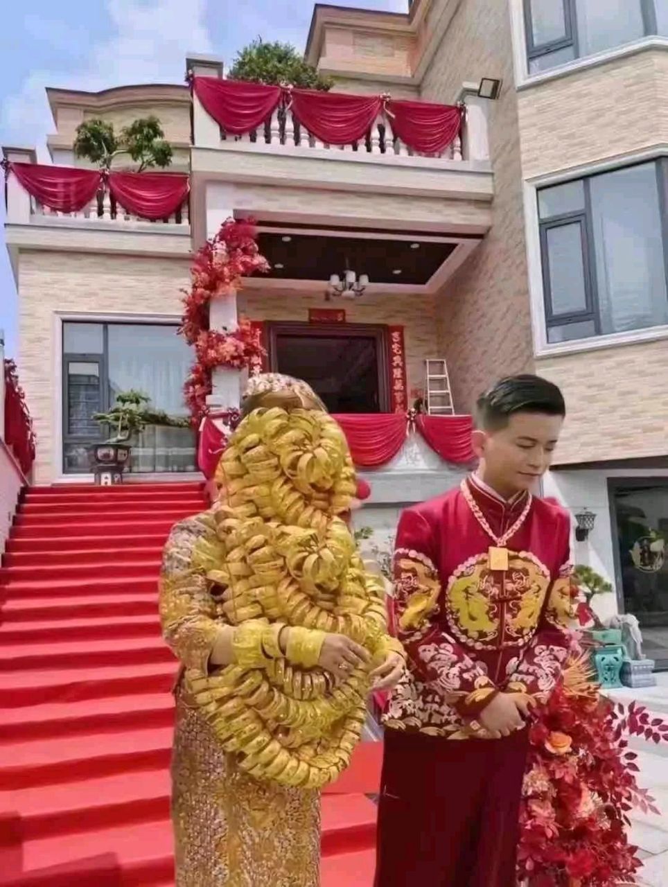 福建晋江土豪结婚.