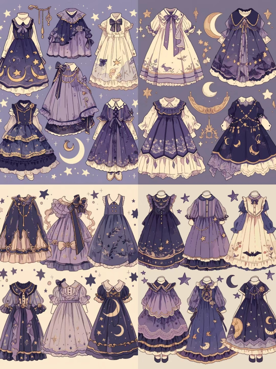 服设素材 #洛丽塔 #lolita #素材分享 #娃衣 #素材 #服装设计 #oc #oc