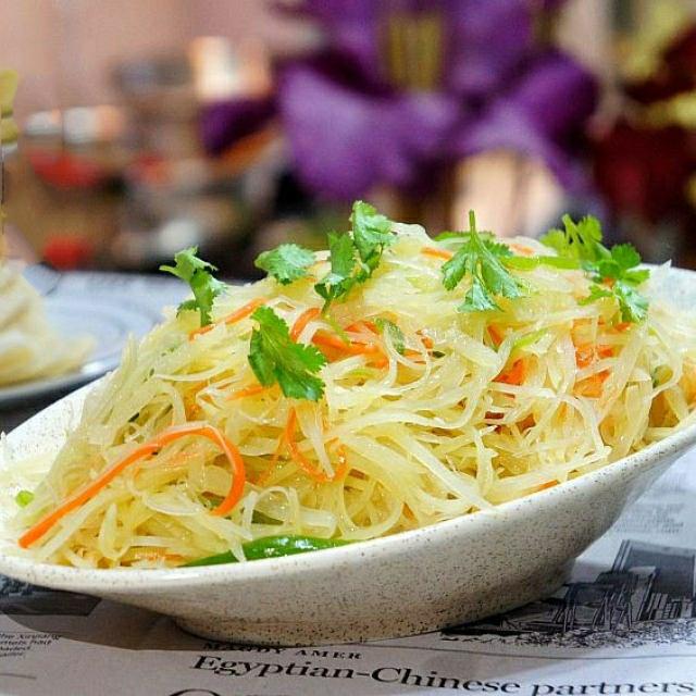 炝拌土豆丝,酸辣可口的秘诀是什么?