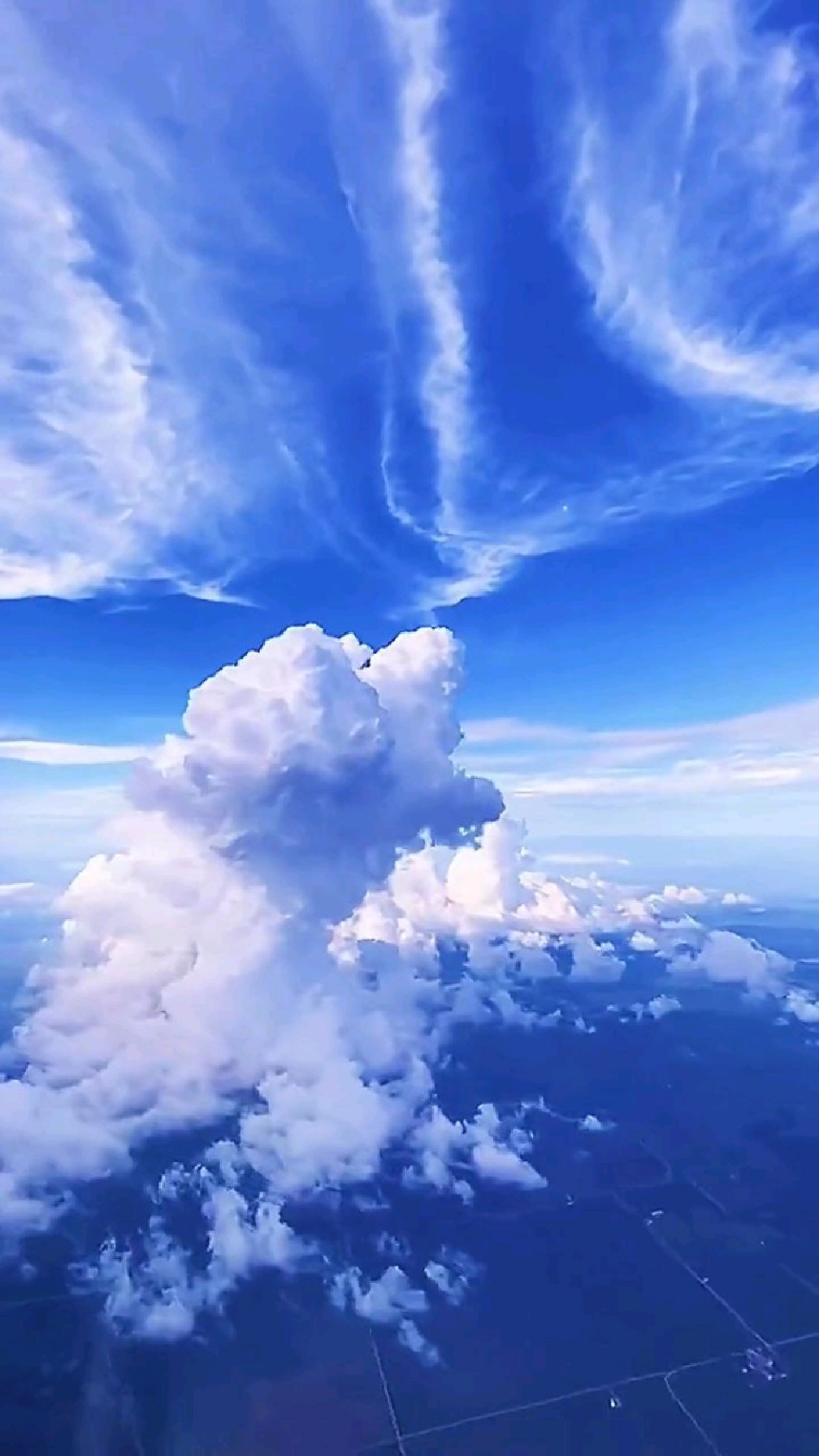 云层上的风景,天空盛宴