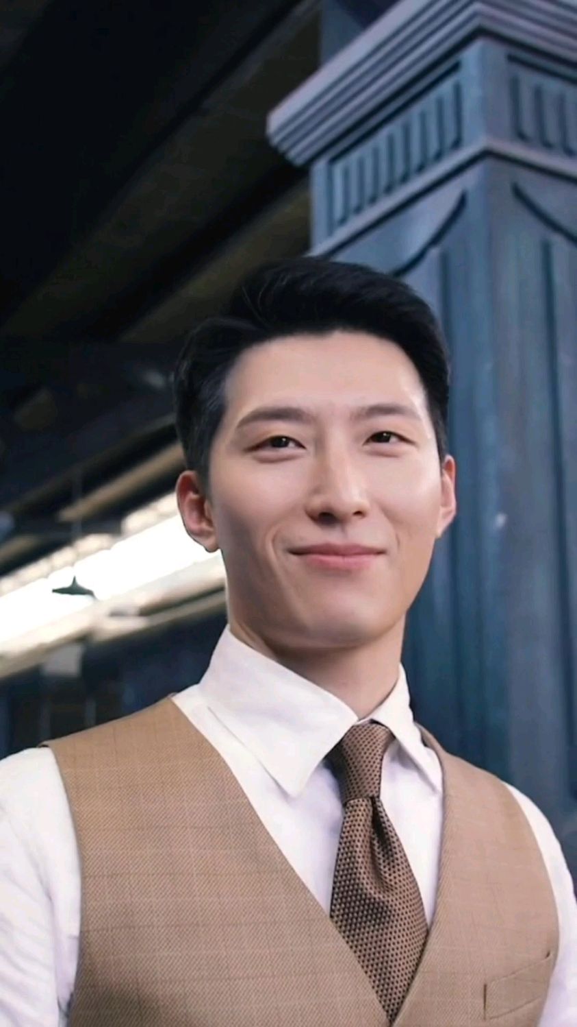 窦骁单眼皮男生越看越好看,耐看型