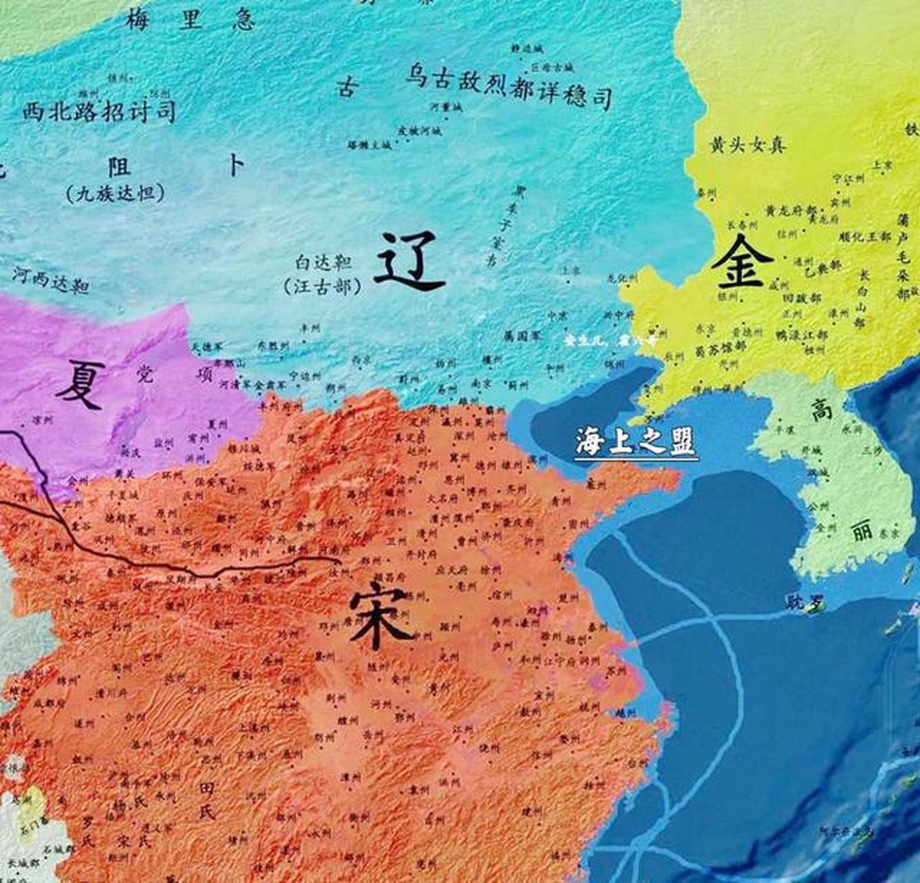 公元907年,耶律阿保机建立的辽国:鼎盛时主要包