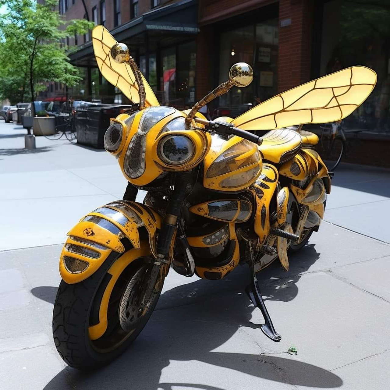 大黄蜂摩托车