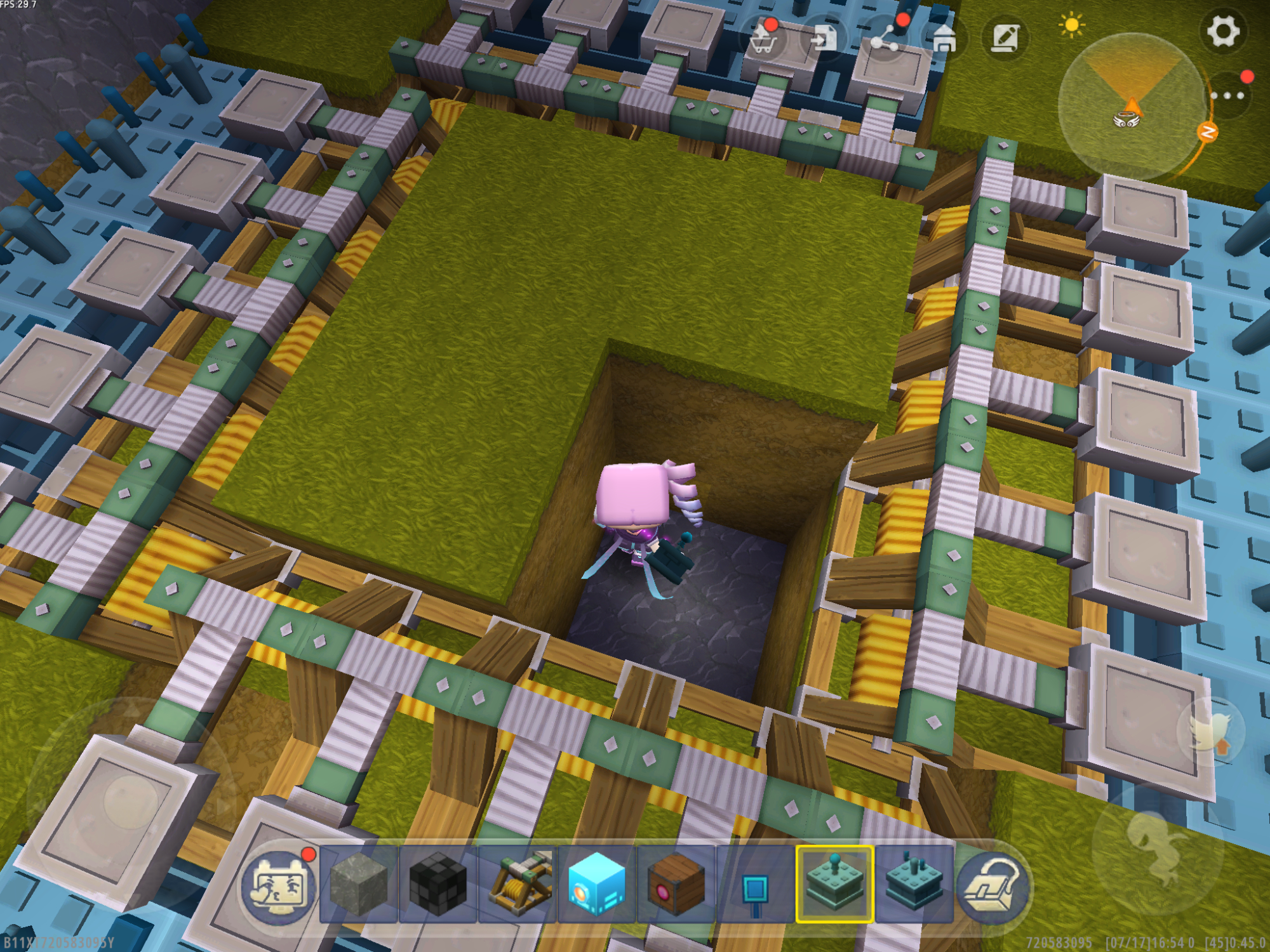 迷你世界:高级陷阱教学,触发了就别想走,防熊孩子必备