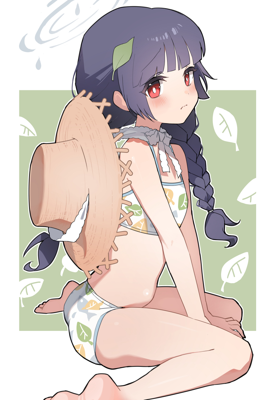 霞泽美游鸭子坐,土味萝莉就是萌 画师:沢世elma#二次元美图# #我爱二