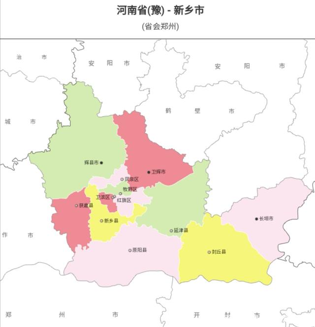 新乡北站区地图图片