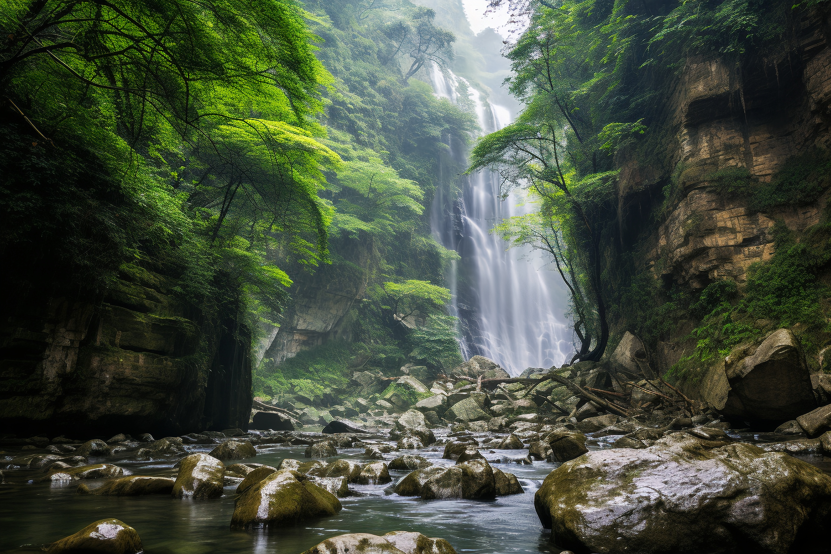 电脑壁纸干净山水图片