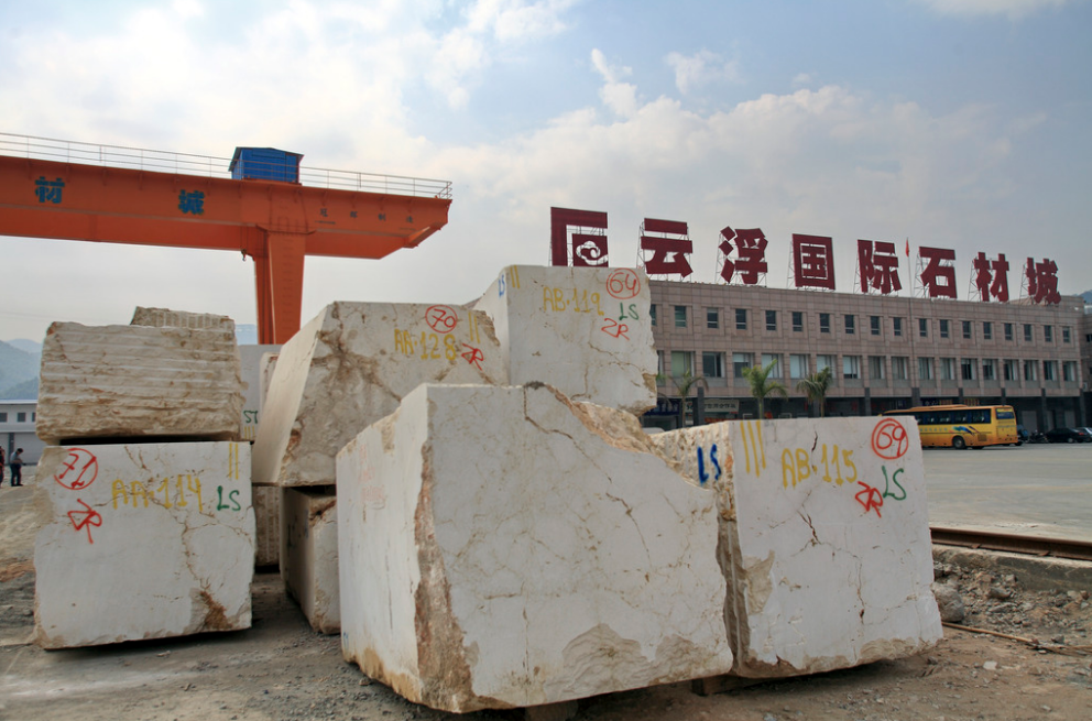 太震撼,佛山石材街走不完