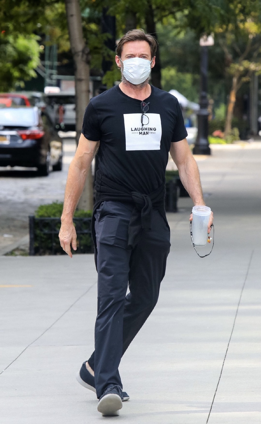 休·杰克曼(hughjackman)纽约外出最新街拍