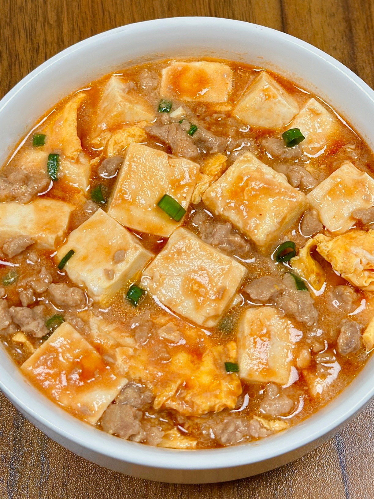 软嫩嫩的豆腐鲜香的肉末酸酸甜甜的开胃又解馋