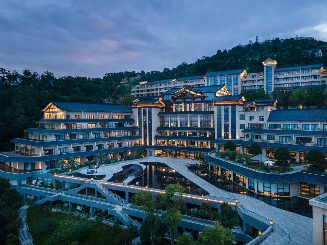 湖南第一家国际豪华温泉度假酒店,常德桃花源温德姆至尊豪廷温泉酒店.