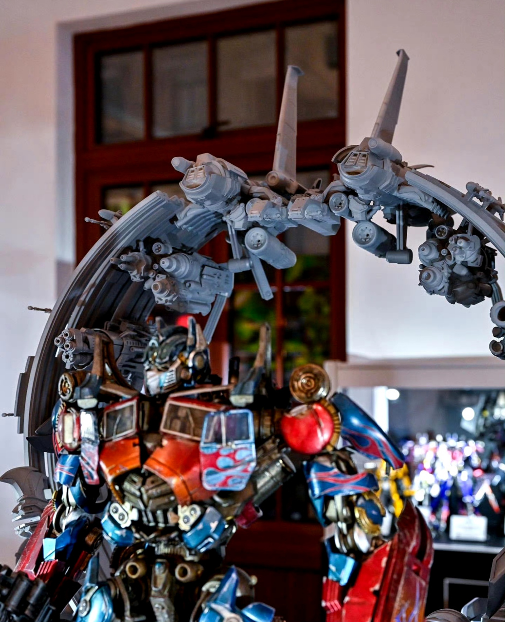 模型欣赏:threezero premium 系列《变形金刚3》擎天柱和车厢武器库